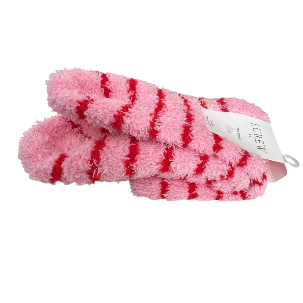 J. Crew Striped Cozy Boot Socks